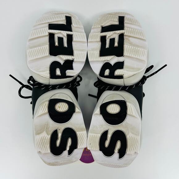 Sorel Women's Kinetic Impact Lace Sneakers Black/White NL4694-010 Size 8.5 - Picture 10 of 11